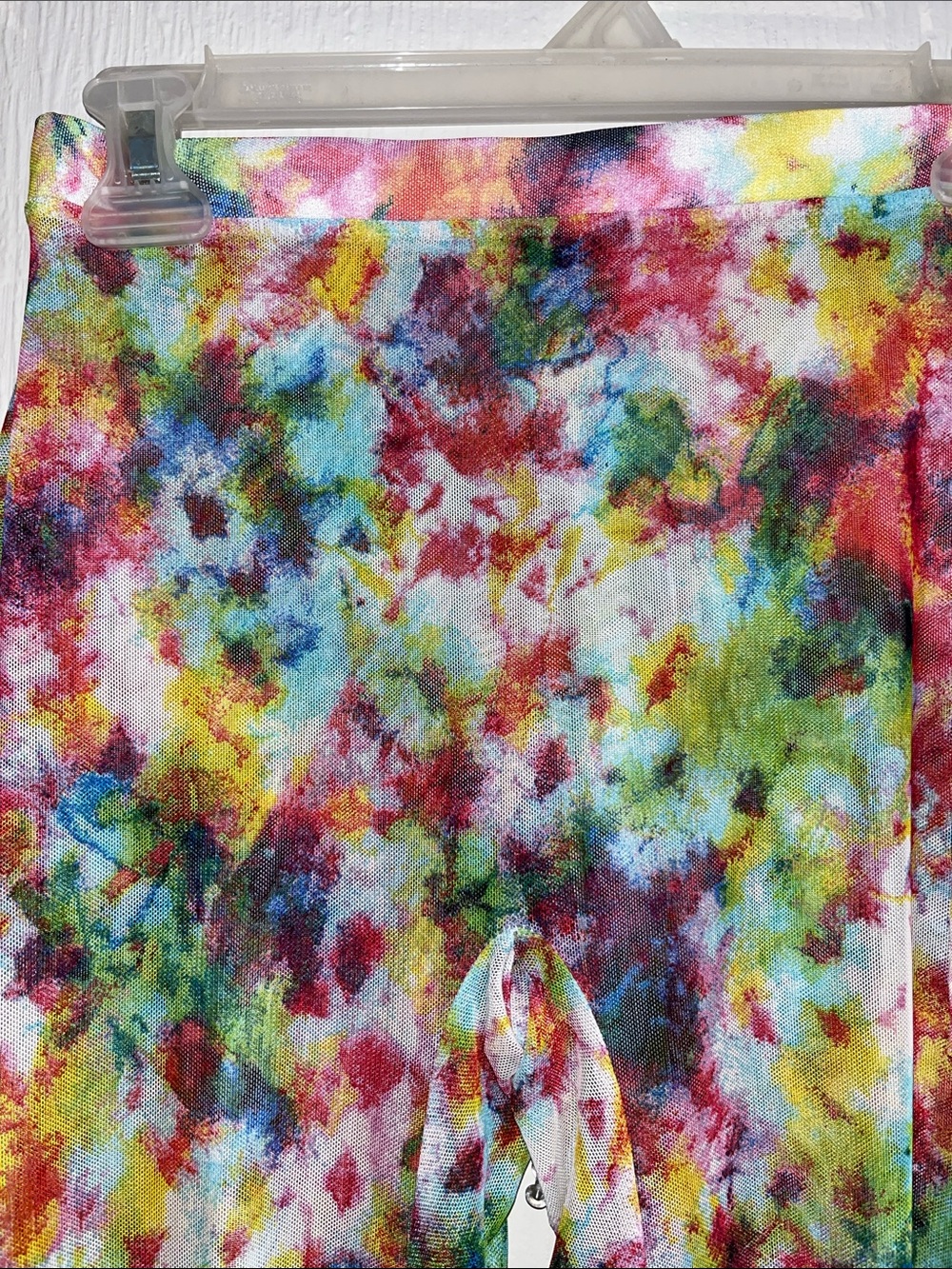 Colorful Watercolor Ruffle Pants - Picture 5 of 5